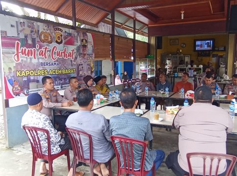 Kapolres Aceh Barat Gelar Jum’at Curhat, Bersama Tokoh Masyarakat