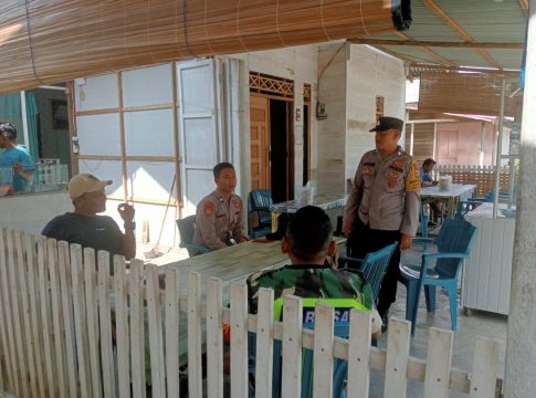 Sosialisasikan Himbauan Kapolres Langsa Tentang Ciptakan Pemilu Sejuk dan Damai