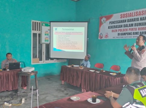 Kapolsek Pintu Rime Gayo Sosialisasi Pencegahan Penyalahgunaan Narkoba