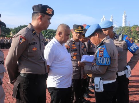 1.408 Personel Polda Aceh Siap Diserpas untuk Amankan TPS