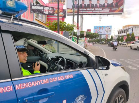 Imbauan Hati-hati Berkendara, Satlantas Polres Bireuen Aktif Gelar Penerangan Keliling