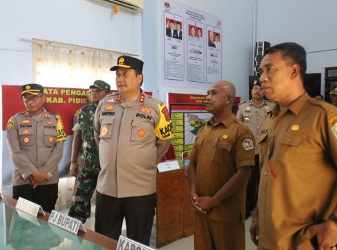 Kapolda Aceh Cek Kesiapan Pengamanan Pemilu di Pidie