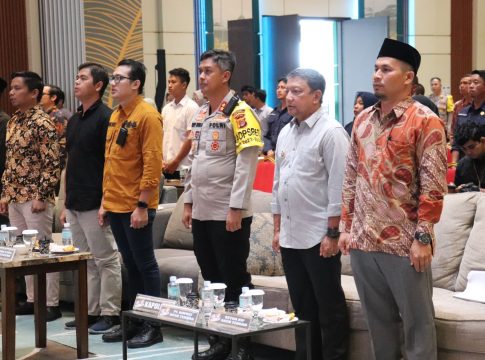 Kapolres Aceh Tengah Hadiri Rapat Pleno Rekapitulasi Tingkat Kabupaten