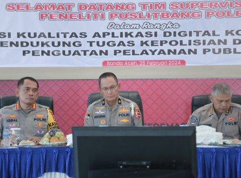 Tim Puslitbang Polri Lakukan Penelitian di Polda Aceh, Pastikan Aplikasi Digital Korlantas Sesuai Standar MPTIK