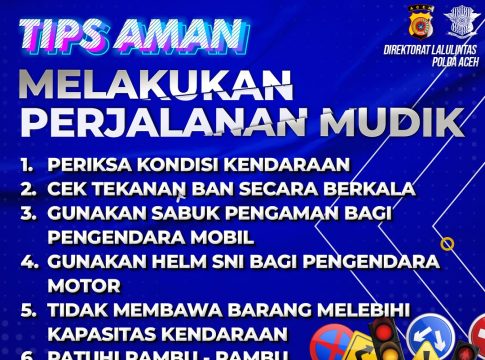 Ini Tips Bagi Pemudik agar Aman dalam Perjalanan
