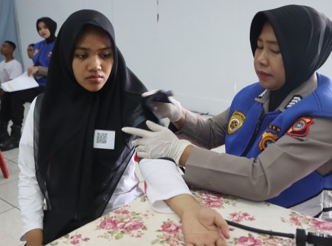 Casis Polwan Ikut Pemeriksaan Kesehatan Tahap I