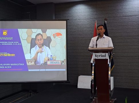 Dirresnarkoba Polda Aceh jadi Pemateri Rakor BNNP