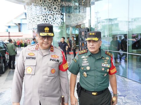 Kapolda Aceh Hadiri Pam Waskita VVIP Wapres RI pada Peresmian Landmark BSI