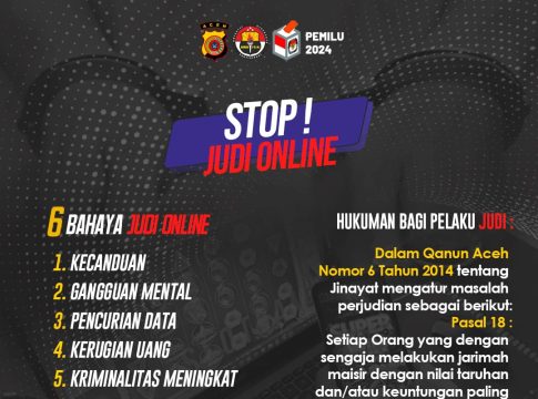 Dirreskrimum Polda Aceh: Perlu Kerja Sama Semua Pihak dalam Memberantas Judi Online