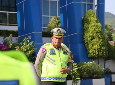 Dirlantas Polda Aceh Pimpin Apel Gabungan Di hari Ketiga Operasi Patuh Seulawah