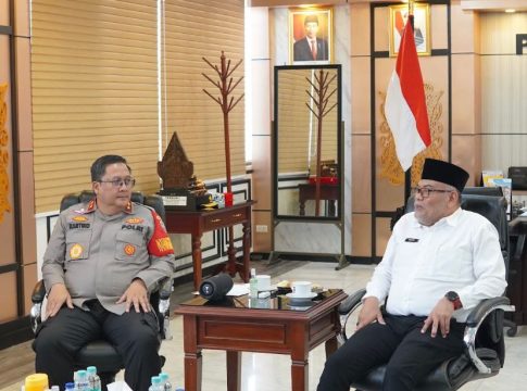 Kakanwil BPN Provinsi Aceh Audiensi Dengan Kapolda Aceh