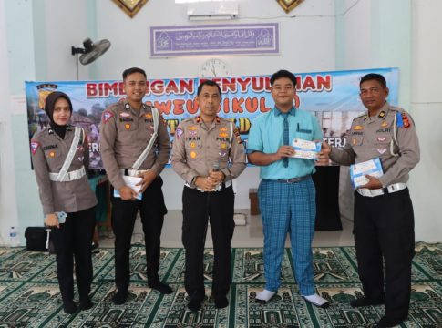 Sawue Sikula Satgas Preemtif Operasi Patuh Seulawah 2024 ke SMA Negeri 7 Banda Aceh