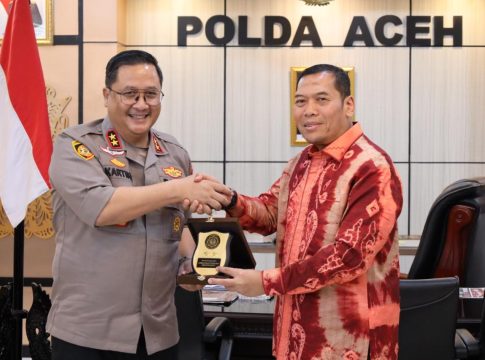 Direktur Intelijen Keimigrasian Kemenkumham RI Audiensi Dengan Kapolda Aceh