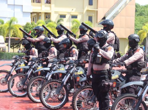 Polda Aceh Gelar Simulasi Sispam Kota Pilkada Serentak Tahun 2024
