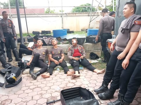 Empat Personel Polri Terluka saat Amankan Unjuk Rasa di Lhokseumawe