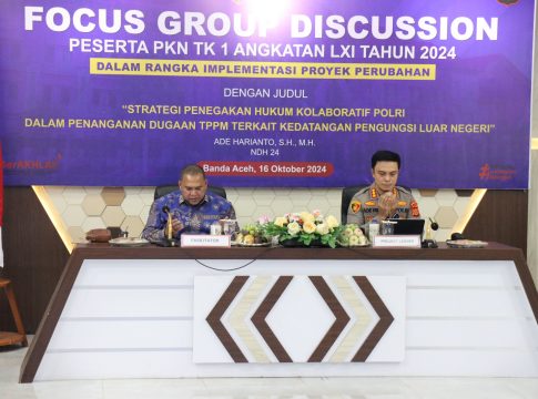 PWI Aceh Dan Beberapa Lembaga Lainnya Dukung Penegakan Hukum Kolaboratif Polri Dalam Penanganan TPPM Pengungsi Luar Negeri