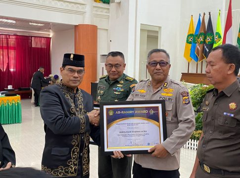 Polda Aceh Dapat Penghargaan Ar-Raniry Award