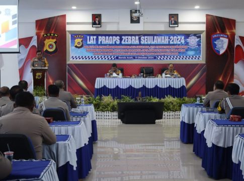 Kapolda Aceh Buka Latpraops Zebra Seulawah 2024