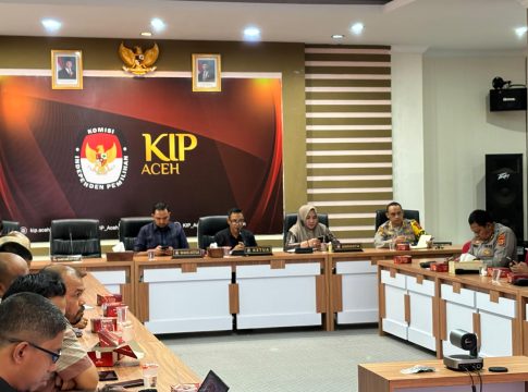 Dirsamapta Polda Aceh Hadiri Rapat Koordinasi Persiapan Debat Putaran Kedua Cagub Dan Cawagub Aceh
