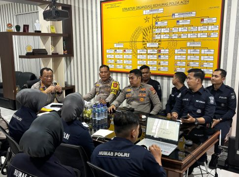 Pelatihan Komunikasi Publik Untuk Personel Bidhumas Polda Aceh