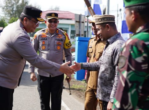 Kapolda Aceh Tinjau Pos Pelayanan Ops Lilin Seulawah-2024 di Pidie