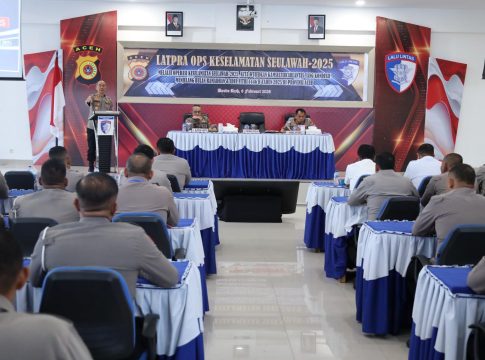 Polda Gelar Latpraops Keselamatan Seulawah 2025