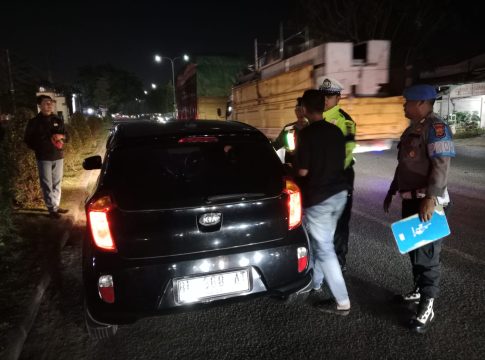 Kanit Regident Satlantas Polres Langsa Pimpin Razia Cipkon Antisipasi Gangguan Kamtibmas