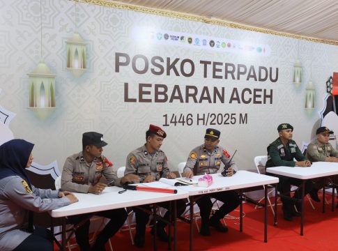 Polda Aceh Dirikan Pos Pam Terpadu di Terminal Bus Batoh: Pastikan Keamanan dan Kelancaran Arus Mudik