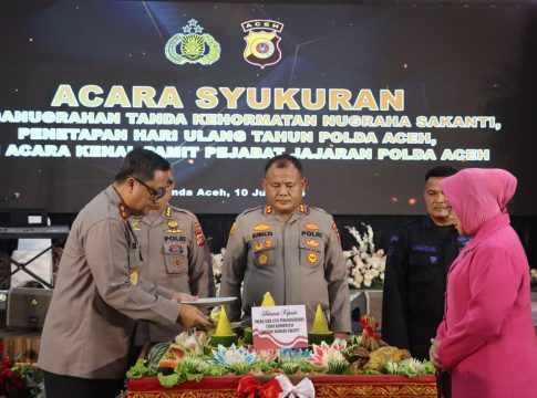 Polda Aceh Gelar Ramah Tamah Sertijab dan Syukuran Anugerah Nugraha Sakanti