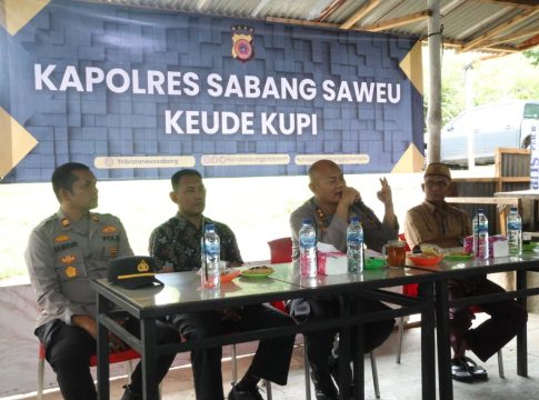Kapolres Sabang Gelar “Saweu Keude Kupi” di Gp.Cot Ba’u, Ajak Masyarakat Perkuat Sinergi Wujudkan Kamtibmas Kondusif