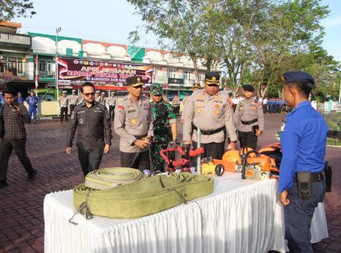 Pimpin Apel Tanggap Bencana di Meulaboh, Kapolda Aceh: Bersinergi Hadapi Musim Hujan