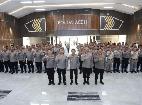 Kapolda Aceh Berikan Arahan kepada Personel Ditpamobvit dan Ditbinmas