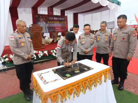 Kunker ke Polres Subulussalam, Kapolda Aceh Minta Jajaran Tingkatkan Pengawasan Peredaran Narkoba Serta Tandatangani Prasasti Lapangan Tembak