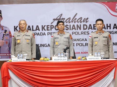 Kapolda Aceh Kunker Ke Polres Aceh Singkil, Apresiasi Kinerja Personel Pasca Banjir dan Tekankan Jaga Citra Polri