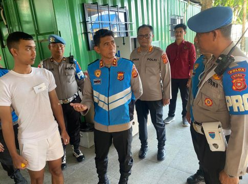 Kapolda Aceh Tinjau Tes Kesehatan Calon Bintara Polri di Klinik Bunda Thamrin