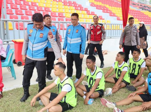 170 Calon Bintara Ikuti Ujian Kesamaptaan Jasmani dan Ditinjau Kapolda Aceh