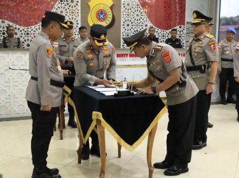 Kapolda Aceh Pimpin Sertijab 7 Pejabat Utama dan 9 Kapolres Jajaran Polda Aceh