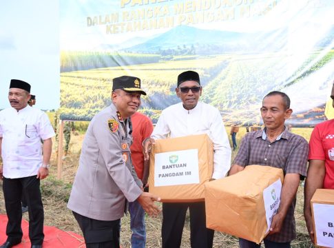 Panen Raya TNI Digelar Serentak, Kapolda Aceh Hadiri Kegiatan di Pidie Bersama Pangdam Iskandar Muda