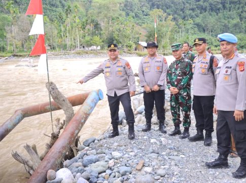 Kapolda Aceh Tinjau Jembatan Darurat yang Viral di Aceh Barat, Polda Siapkan Jembatan Gantung Demi Keselamatan Anak Sekolah