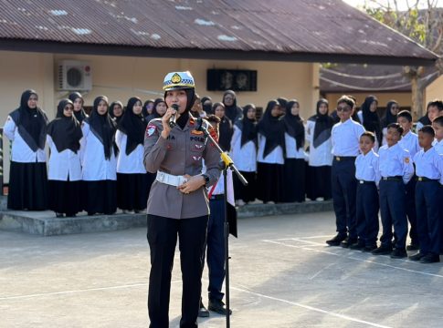 Polantas Bireuen Gelar Police Goes To School, Ciptakan Pelajar Tertib Berlalu Lintas