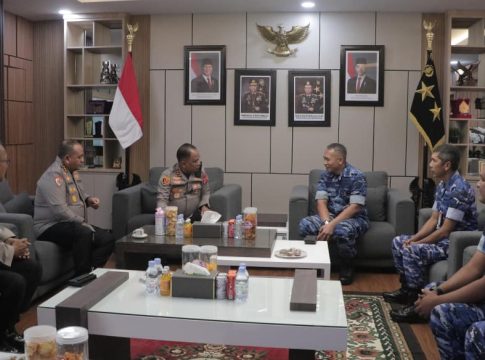 Kapolda Aceh Terima Silaturahmi Danlanud Sultan Iskandar Muda