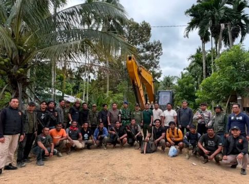 Operasi PETI Seulawah 2026, Tim Gabungan Amankan Excavator dan Tiga Terduga Pelaku di Panga Aceh Jaya