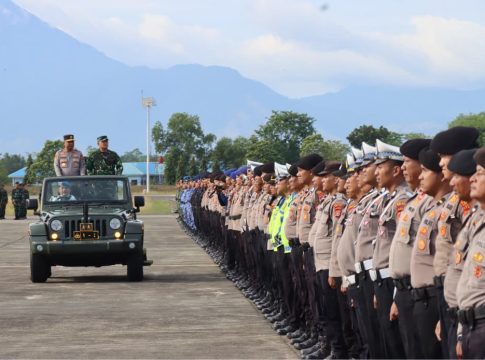 Kapolda Aceh dan Kasdam IM Pimpin Apel Gelar Pasukan, Kolaborasi TNI-Polri dan Pemda Tangani Karhutla dan Amankan HDA