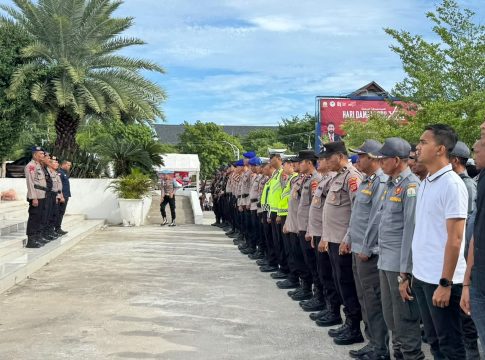 215 Personel Polda Aceh dan Polresta Banda Aceh Amankan Expo Hari Damai Aceh