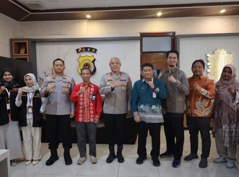 Wakapolda Aceh dengan Kepala BPS Bahas Penguatan Sinergi Berbasis Data