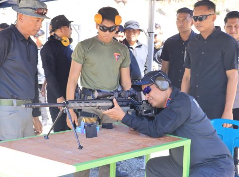 PJU Polda Aceh Asah Kemampuan Menembak, Tingkatkan Kesiapsiagaan dan Profesionalisme