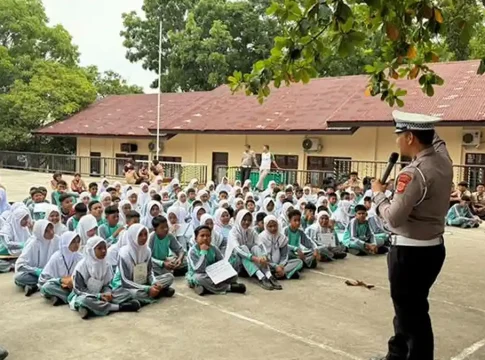 Police Goes to School, Satlantas Polres Bireuen Ajak Pelajar Jadi Pelopor Keselamatan