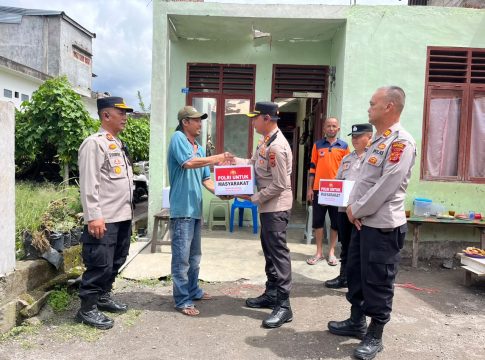 Kapolres Bener Meriah Salurkan Bantuan untuk Korban Puting Beliung di Kecamatan Bukit